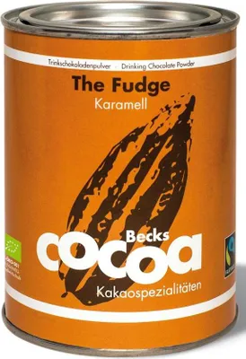 CZEKOLADA DO PICIA MLECZNY KARMEL FAIR TRADE BEZGLUTENOWA BIO 275 g - BECKS COCOA