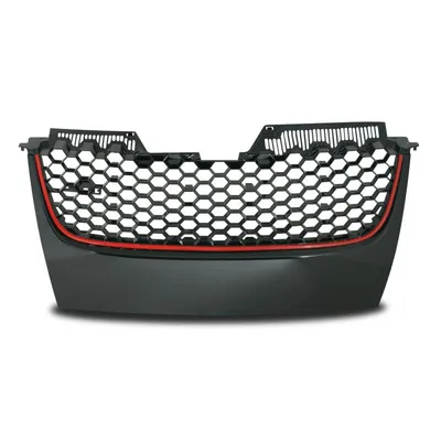 Produktbild von JOM 1K1853653BRO Kühlergrill Frontgrill für VW Golf V Schrägheck (1K1) Schwarz/rot