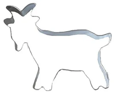 Produktbild von Ausstechform in Ziegenform, 7 cm, aus Metall