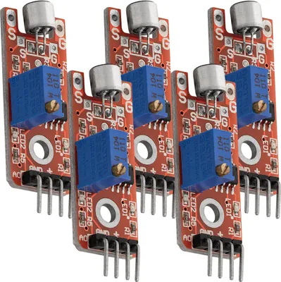 Produktbild von AZ-Delivery Sensoren KY-038 Klangerfassungsmodul Mikrofon Voice- Ton Sensor, 5x Mikro