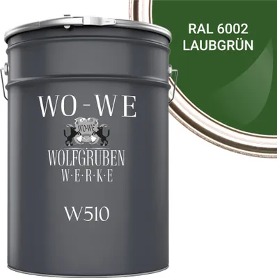 Produktbild von Dachfarbe Sockelfarbe Dachbeschichtung W510 Laubgrün RAL 6002 - 10L