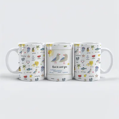 Produktbild von raxxa Premium-Tasse "El mar cuenta historias"