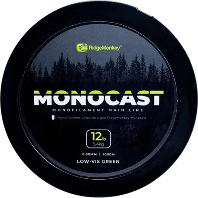 Produktbild von Ridgemonkey Monocast 1000 M Monofile Schnüre Durchsichtig 0.400 mm Durchsichtig 0.400 mm