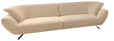 Produktbild von Elegante Beige 3-Sitzer Couch Wohnzimmer Textilsofa Designer Sofa