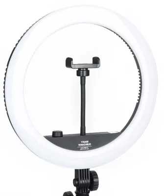 Imagen del producto de Yongnuo YN408: Anillo de luz LED con temperatura de color ajustable (3200-5500K)