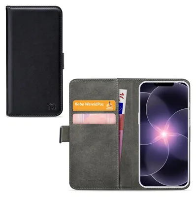 Productafbeelding van Mobilize Classic Gelly Wallet Book Case Apple iPhone 16e/17e Black