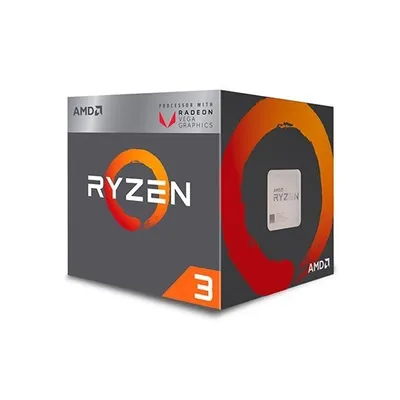 Zdjęcie produktu dla AMD Ryzen 3 3200G, AMD Ryzen™ 3, Socket AM4, 12 nm, Pudełko, AMD, 3200G