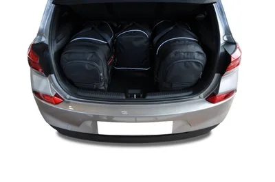Produktbild von Hyundai I30 Hatchback 2017+ Kofferraumtaschen Set 4 Stk