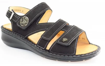 Produktbild von Finn Comfort Vestone Nubuk schwarz Sandale Schwarz in Gr. 36