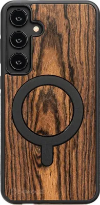 Image de Housse en bois Bewood pour Samsung Galaxy S25 Plus BOCOTE avec MagSafe