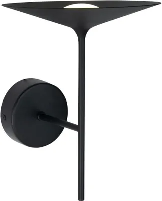 Obrázek produktu pro LED nástěnné svítidlo HANA, černé, 6 W, teplá bílá, 540 lm, hliník, rozměry: 21,2 × 17,5 × 21,8 cm, IP20, Maxlight