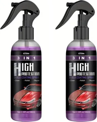 Produktbild von 2er Pack, 3 in 1 Spray Autolack Politur Beschichtungsspray für Lackpflege - C2ARCOAT