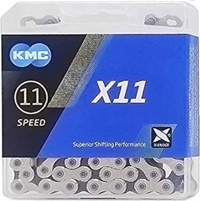 Image de Chaîne Vélo 11 Vitesses 114 Maillons - Transmission Fiable Et Durable - Kmc