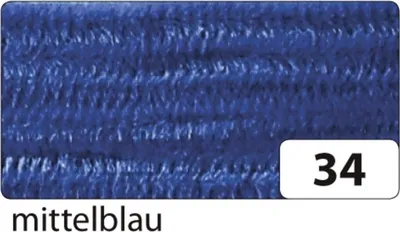 Zdjęcie produktu dla Folia 77834 Drut szenilowy do czyszczenia rur 8mm średni niebieski 10szt.