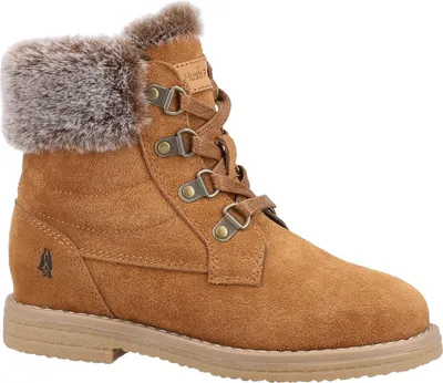 Immagine prodotto di Hush Puppies - Stivaletti da bambina "Mini Florence", in pelle scamosciata FS9228 (29 EU) (marrone chiaro)