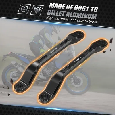 Imagen del producto de Agarre para pasajeros, color , aleación de aluminio, 31,5 cm de longitud. Accesorio para motocicleta