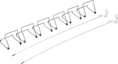 Produktbild von Glück Starter-Klemm-Set zur Staubschutztür / -wand