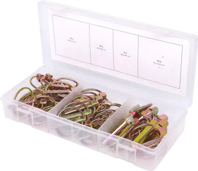 Immagine prodotto di KS TOOLS Assortimento di coppiglie incernierate 50 pezzi - 970.0550