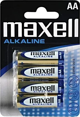 Immagine prodotto di Maxell LR06-B4 MXL - Batteria alcalina Lr06 1,5V -- 4 batterie