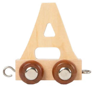 Produktbild von Small Foot - Buchstabenzug aus Holz - a - 12 Stück