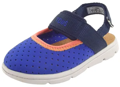 Produktbild von Toms Caity Tiny Kleinkinder Aqua Sandalen blau (navy nylon perf), 10013325 - Gr. 28.5