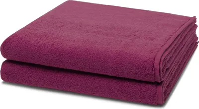 Produktbild von Ross Sensual Skin 2 X Duschtuch im Set Walkfrottee aus Baumwolle 500 g/m², Gewebte Bordüre, Viele Farben erhältlich