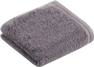 Produktbild von Vossen 118096 | Handtuch Vegan Life Gästetuch, 40 x 60 cm - Farbe: Dark Grey - Größe: 40 x 60 cm