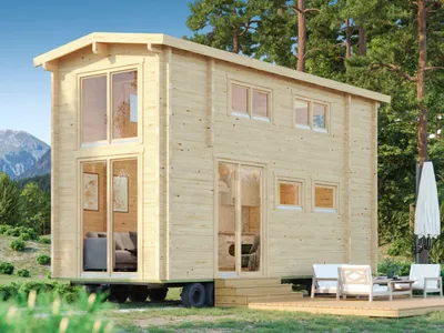 Produktbild von Fjordholz Tiny Gartenhaus Modell Heritage 70 A