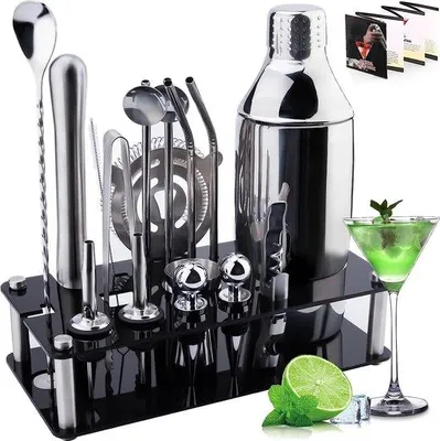 Immagine prodotto di Set shaker da cocktail in acciaio inossidabile