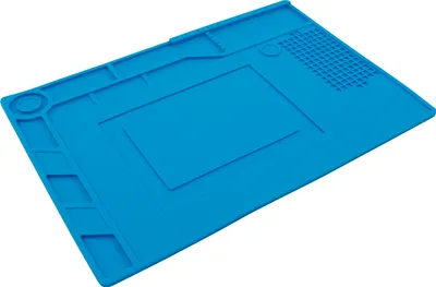 Produktbild von ESD Silikon-Lötmatte McPower "LM-15", 39x27cm, hitzebeständig, antistatisch