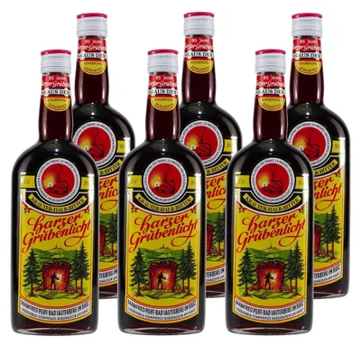 Produktbild von Harzer Grubenlicht - Kräuter-Halb-Bitter (6 x 0,7L)