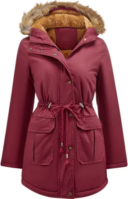 Produktbild von Damen Winterjacke Winterjacke Baumwolljacke Warme, verdickte Reißverschlusstaschenjacke, S-4XL