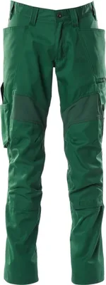 Image de Pantalon de travail avec poches genouillères MASCOT Accelerate - 18579-442-Vert Bouteille-90-43