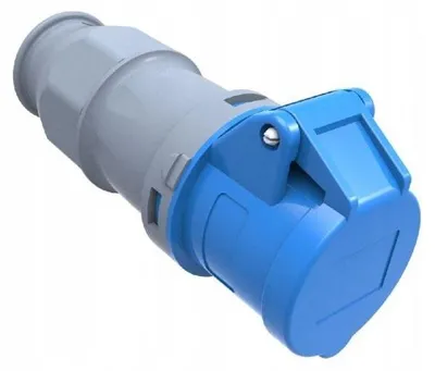 Immagine prodotto di Prese industriale portatile F-Elektro, 16A, 3 poli, colore blu