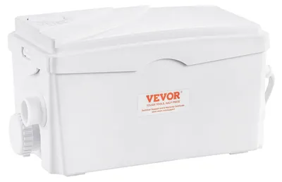 Macerator Toiletpumpe 350 W, 6000 L/h, 7 m Förderhöhe, 3 Anschlüsse