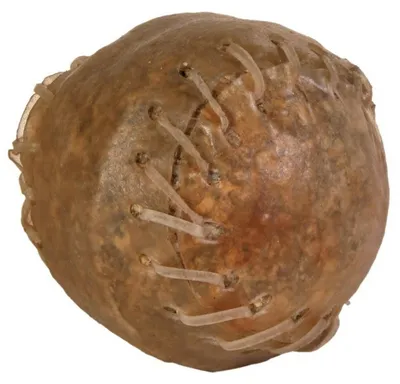 Produktbild von TX-2673 Chewing Ball Dried Rawhide with munchy Filling 180g/8cm 10pcs