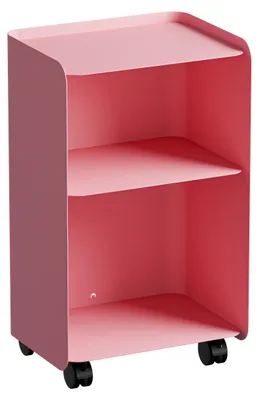 Produktbild von Rollcontainer JUNO L aus pulverbeschichtetem Stahl | Pink Lemonade| Metallbude