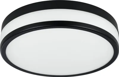 Zdjęcie produktu dla EGLO LED PALERMO, LED, 3000 K, 2100 lm, IP44, Czarny, Biały