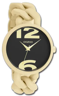 Obrázek produktu pro Hodinky Oozoo, dámské, zlaté, plastový pásek, quartz, analogové, model D3UOC11266