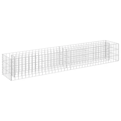 Produktbild von vidaXL Gabionen-Hochbeet Verzinkter Stahl 180×30×30 cm