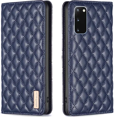 Produktbild von Galaxy S20 Hülle, Elegant Bookstyle Flip Leder Kartenfächer Schutzhülle mit Ständer für Samsung Galaxy S20 Blau