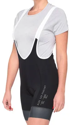 Produktbild von 100% Exceeda Damen Bib Shorts Gr.S Black/Charcoal
