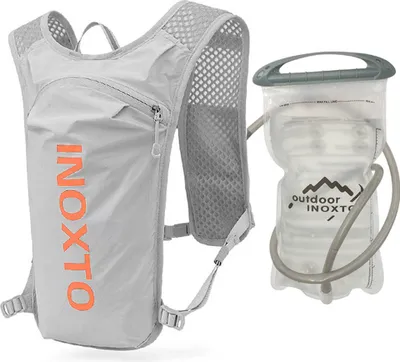 Produktbild von Laufrucksack, leicht, Trinkrucksack, 5 l, 140g, Laufen, Trinkweste für Damen und Herren, zum Radfahren, Laufen, Camping, Wandern