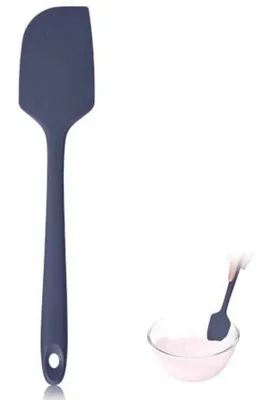 Obrázok produktu pre Silikónová škrabka na cesto, odolná voči teplote 315°C, modrá, 29 cm, flexibilná, s nepriľnavým povrchom, na cesto a koláče