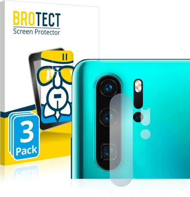 Produktbild von 3x BROTECT Schutzglas für Huawei P30 Pro (NUR Kameraschutz) Schutzfolie Panzer Folie Glas Display Schutz klar