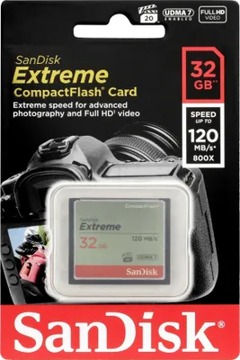 Immagine prodotto di SanDisk Extreme - Flash-Speicherkarte - 32 GB - 567x - CompactFlash
