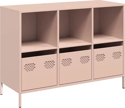 Produktbild von Sideboard Rosa 101,5x39x73,5 cm Kaltgewalzter Stahl