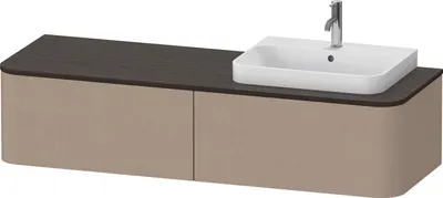 Produktbild von DURAVIT HP4944R75750010 WTU HappyD2+ wandh.,354x1600x550mm