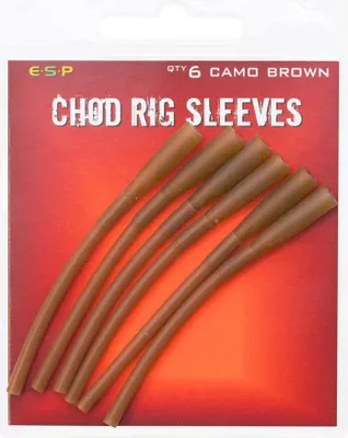 Zdjęcie produktu dla Kaptury ESP Chod Rig Sleeves w kamuflażu brązowym