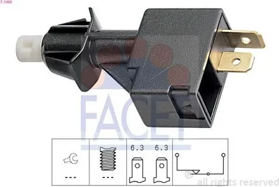 Produktbild von FACET Bremslichtschalter 7.1060 für SAAB 900 I Combi Coupe mechanisch